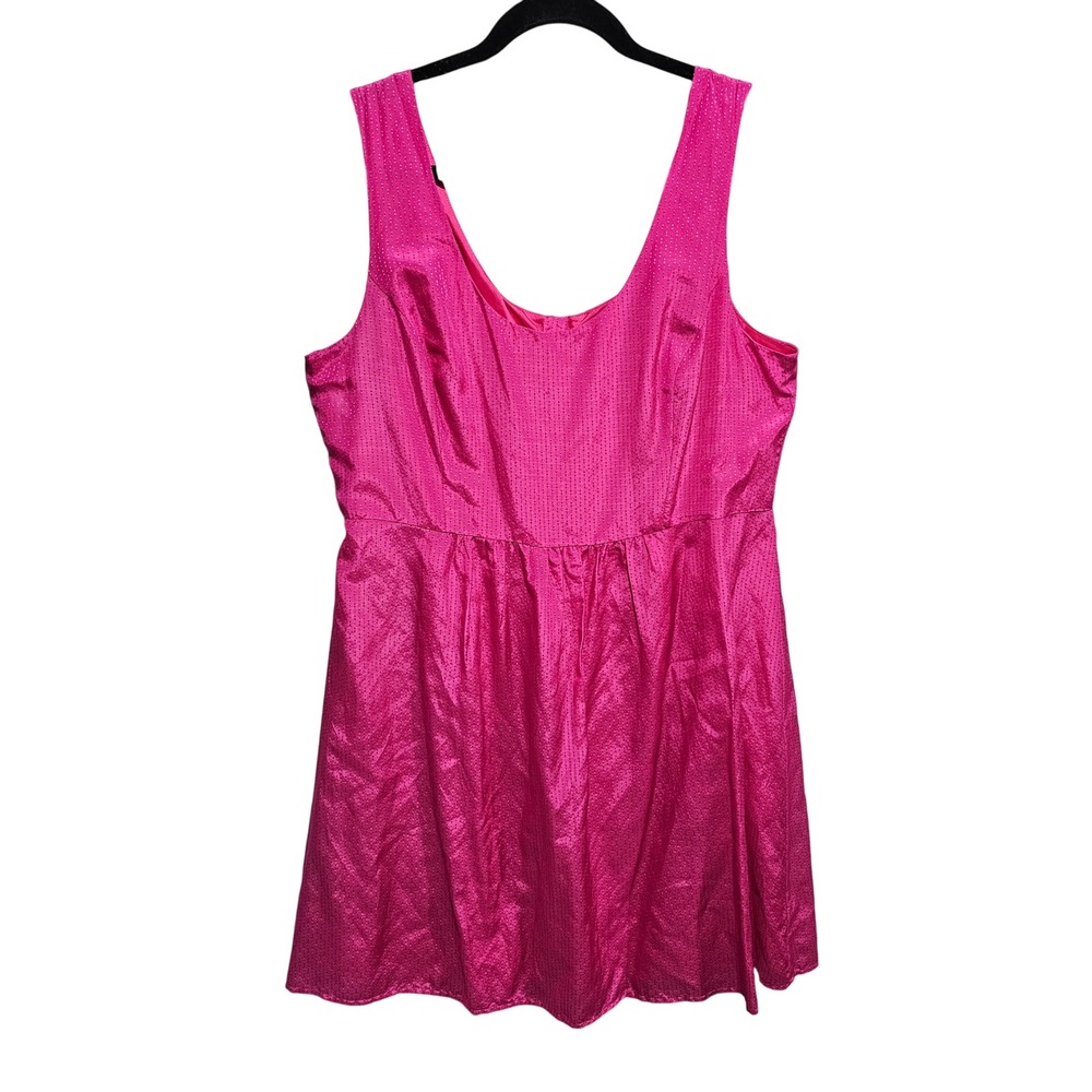 Vineyard Vines‎ Women's Solid Dobby Dress Pink Fit & Flare Size 16